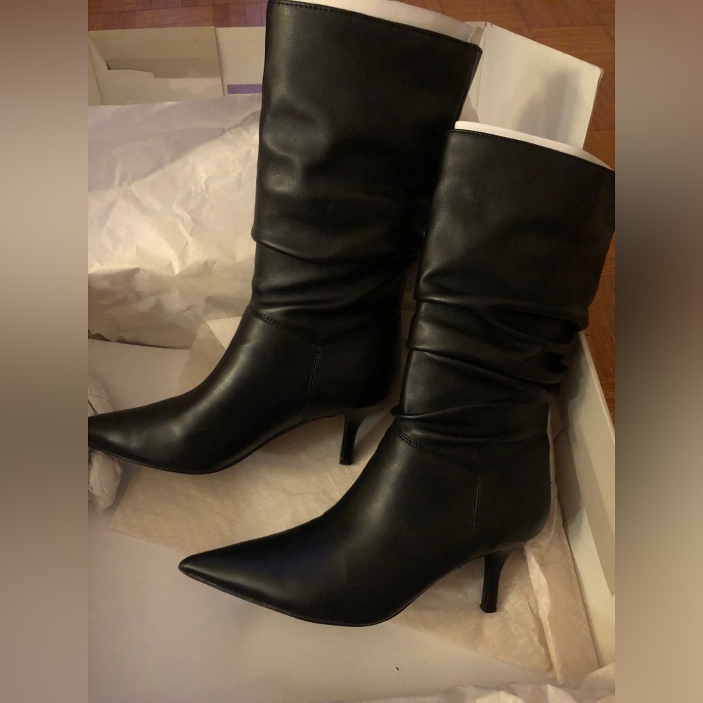 Marc Fisher Mandee 2 Boot, Black, US 6.5, like new